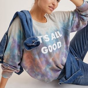 Anthro HYouman it's all good sweatshirt